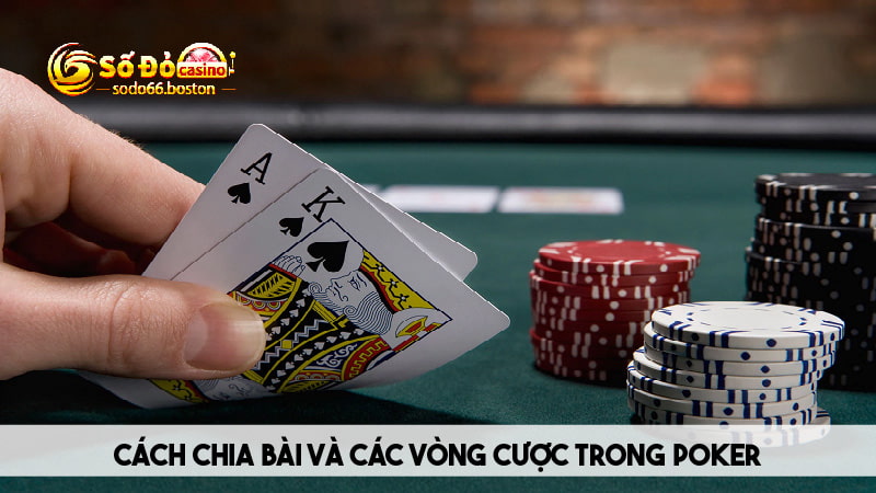 Cách chia bài và các vòng cược chính trong Poker 