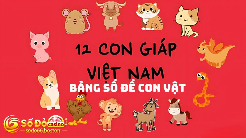 Số đề tương ứng 12 con giáp lô thủ nên biết